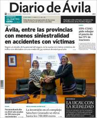 Portada de Diario de Ávila (España)