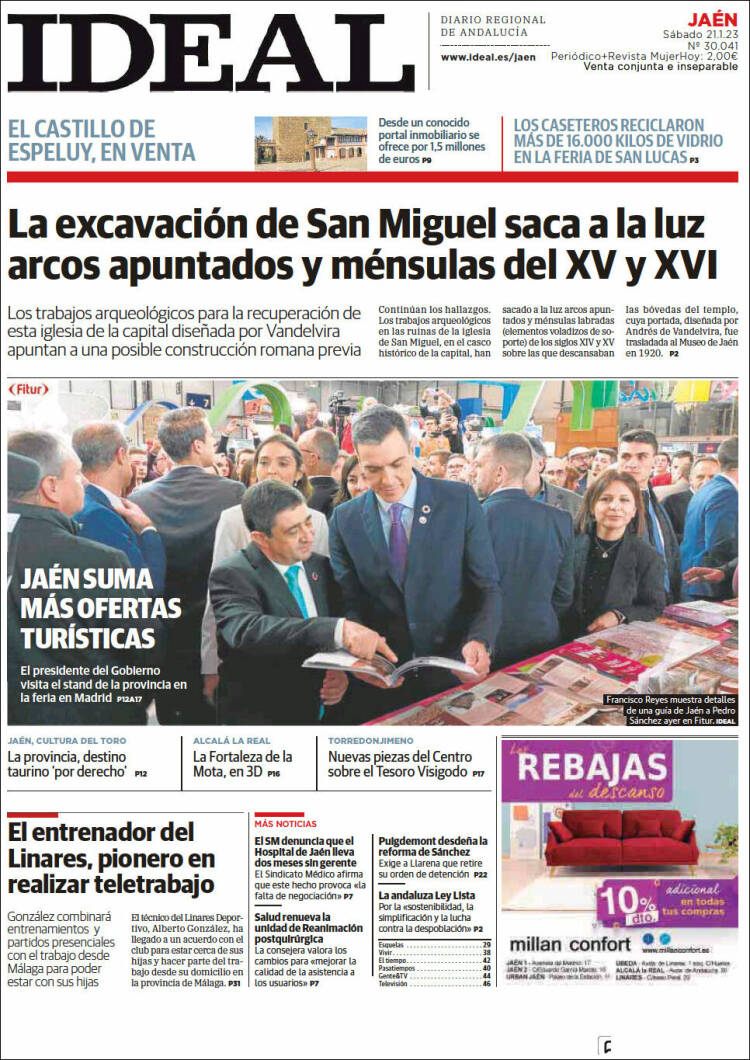 Portada de El Ideal de Jaén (Espagne)
