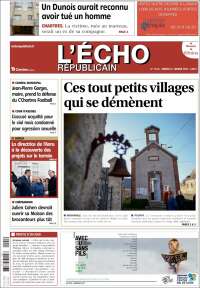 Portada de L'Echo Républicain (Francia)