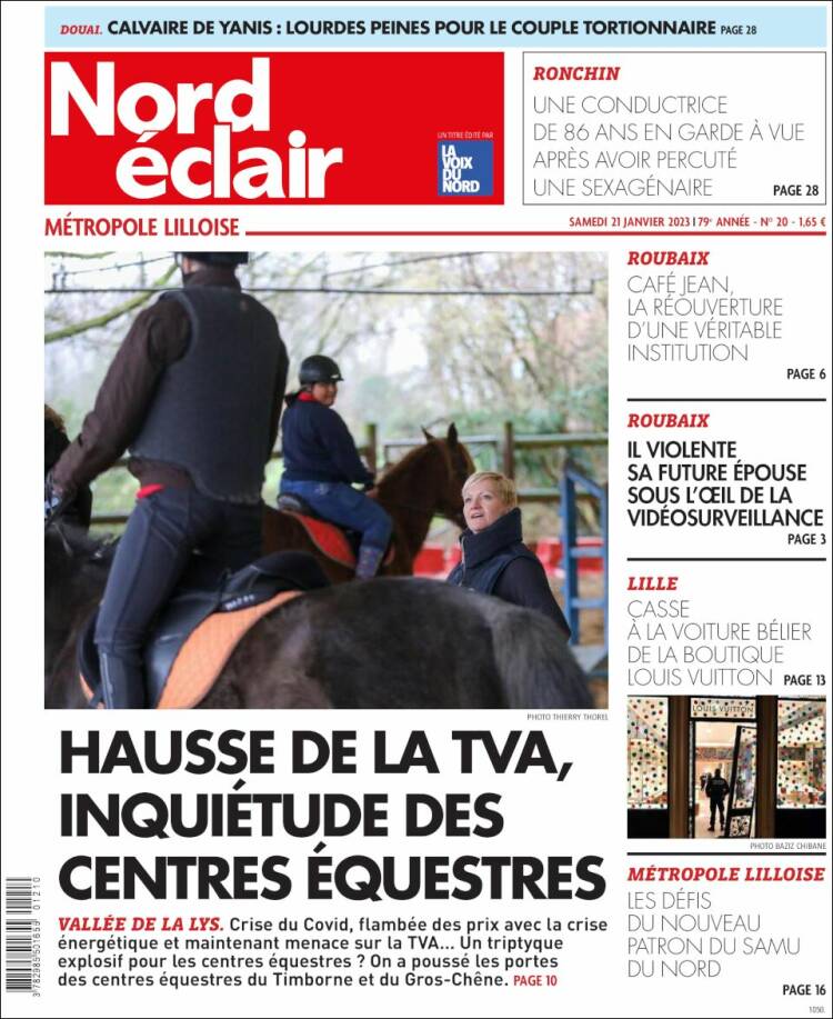 Portada de Nord Éclair (Francia)