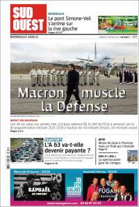 Portada de Sud Ouest (Francia)