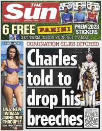 Portada de The Sun (Reino Unido)