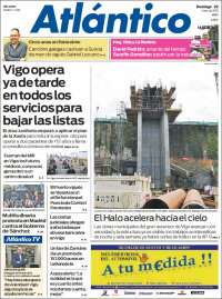 Portada de Atlántico Diario (España)