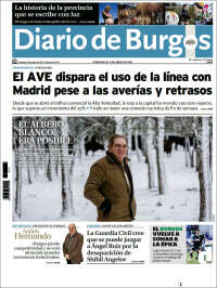 Portada de Diario de Burgos (España)