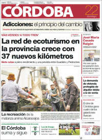 Portada de Diario de Córdoba (España)