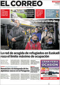 Portada de El Correo (España)