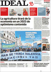 Portada de Ideal Almeria (España)