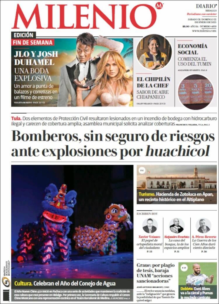 Portada de Milenio de Hidalgo (México)