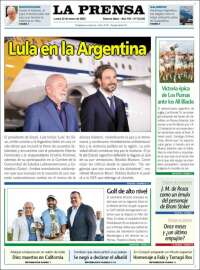 Portada de La Prensa (Argentina)