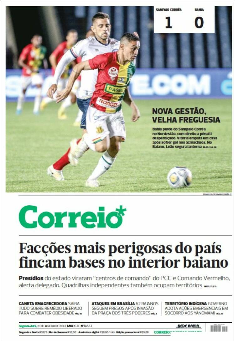 Portada de Correio* (Brasil)