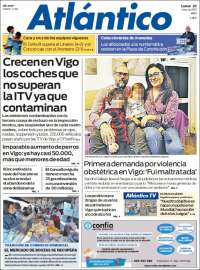 Portada de Atlántico Diario (España)