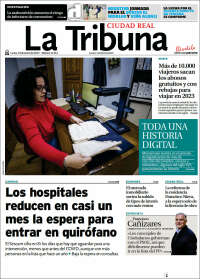 Portada de La Tribuna de Ciudad Real (España)