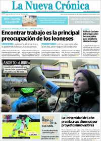 Portada de La Nueva Crónica (España)