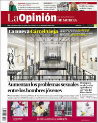 Portada de La Opinión de Murcia (España)