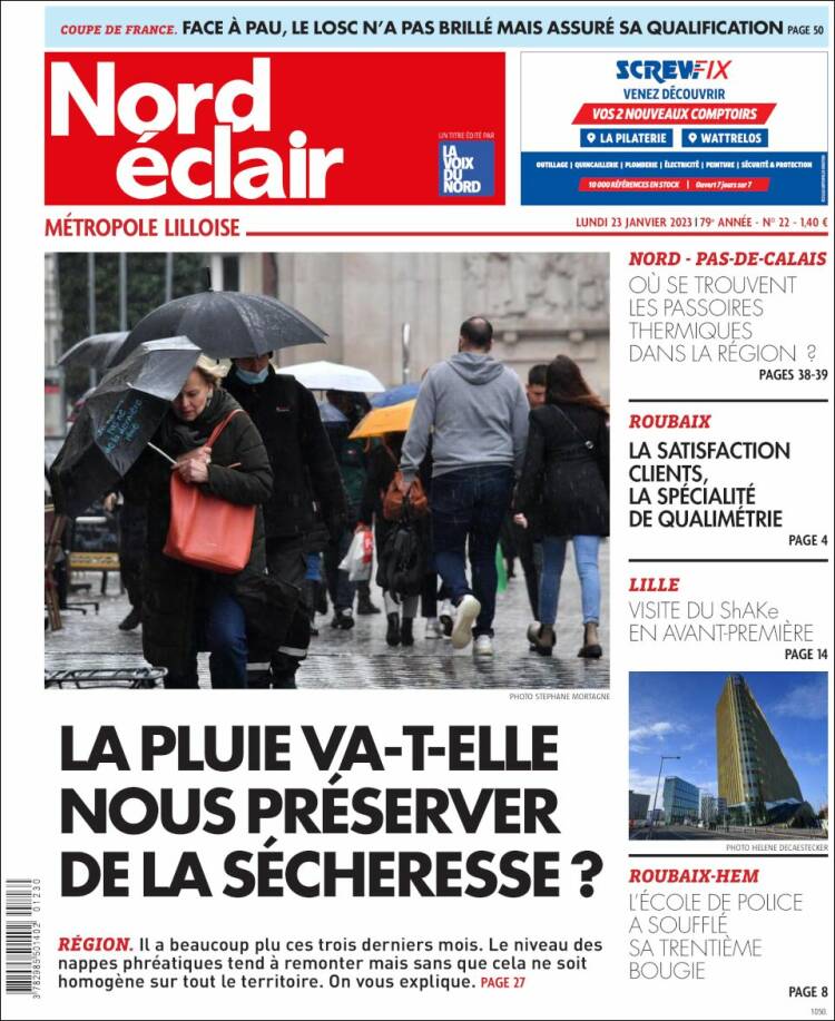 Portada de Nord Éclair (Francia)