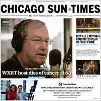 Portada de Chicago Sun-Times (USA)