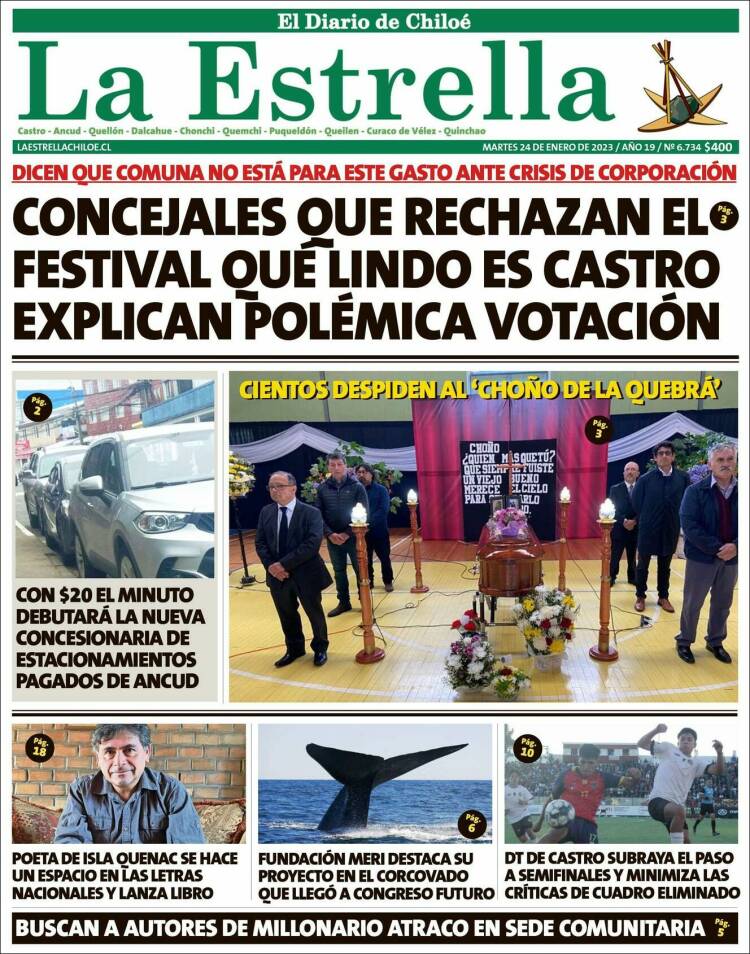 Portada de Estrella de Chiloé (Chile)