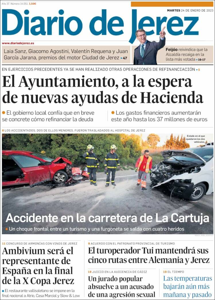 Portada de Diario de Jerez (España)