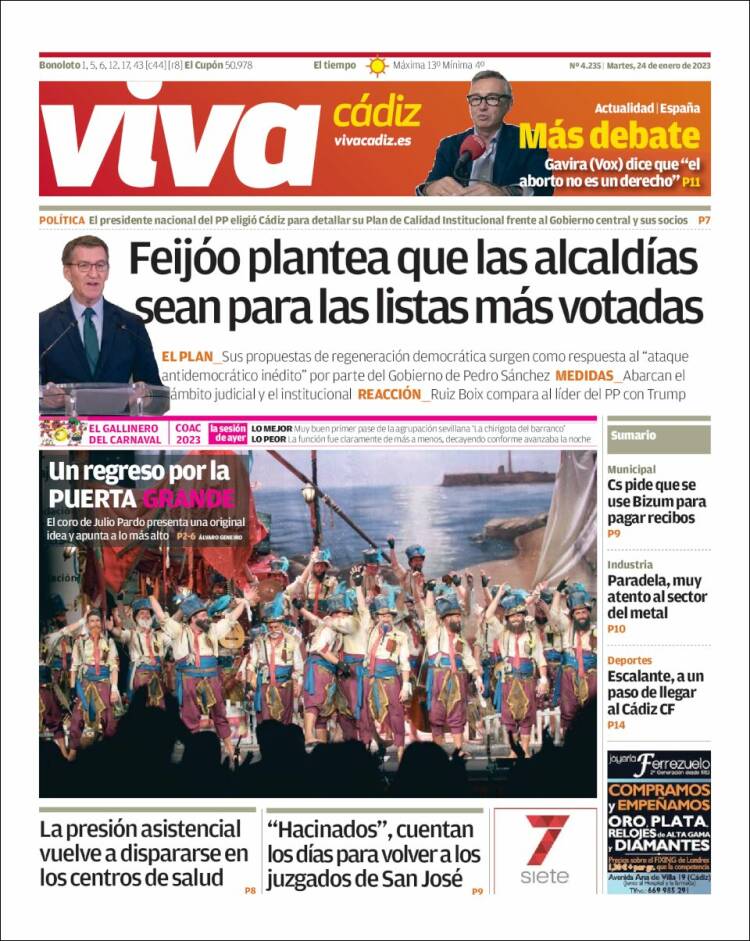 Portada de Información - Cadiz (España)