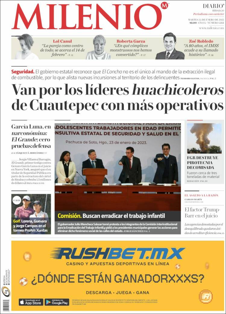 Portada de Milenio de Hidalgo (México)