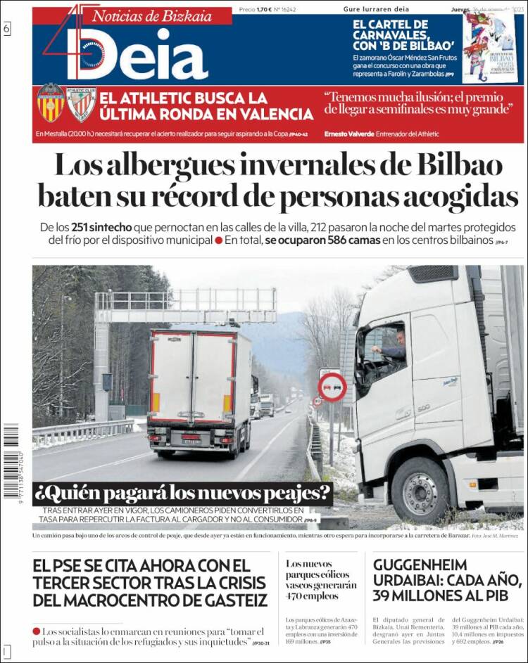 Portada de Deia (España)