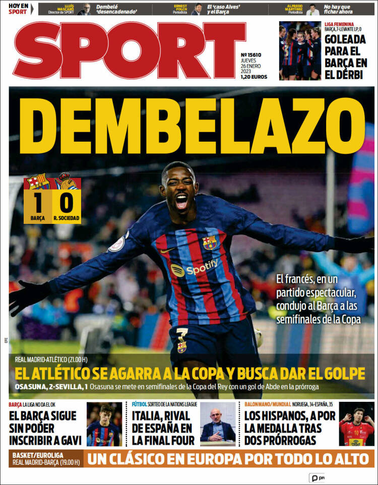 Portada de Sport (España)