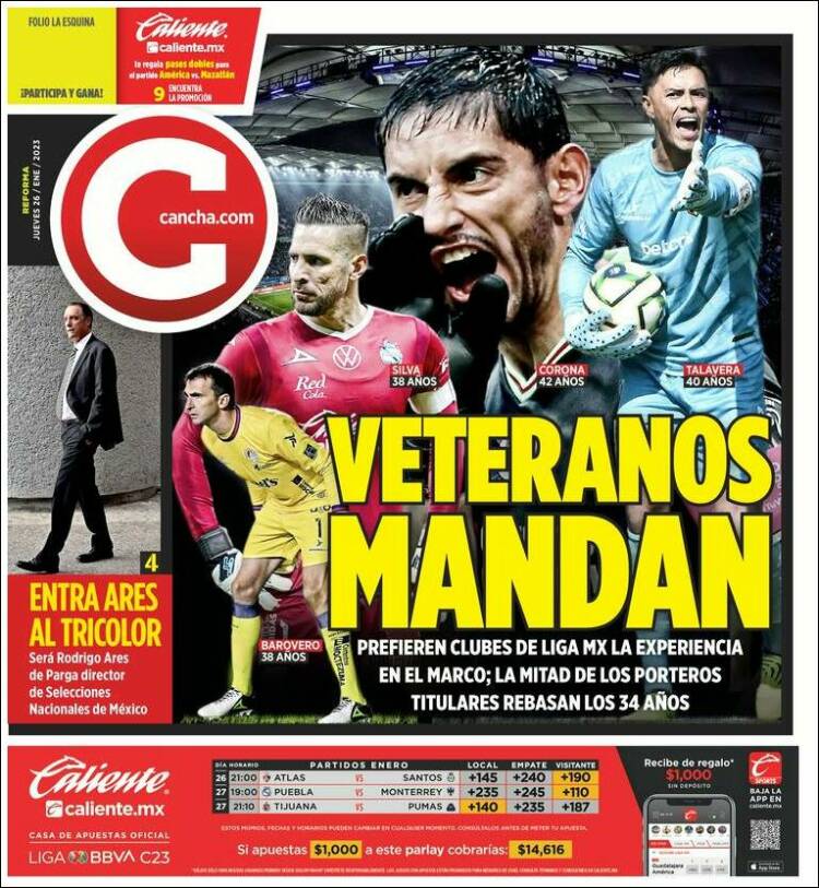 Portada de Cancha (México)