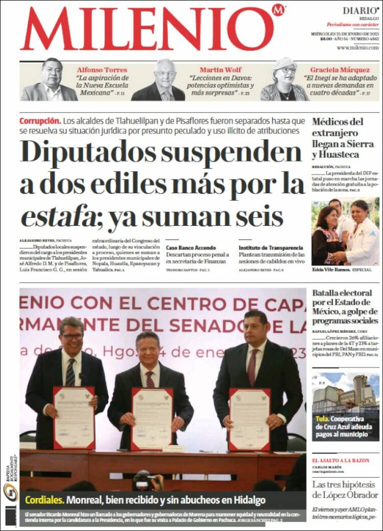 Portada de Milenio de Hidalgo (México)