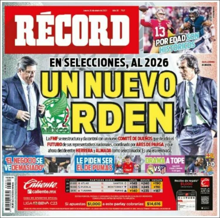 Portada de Record (México)