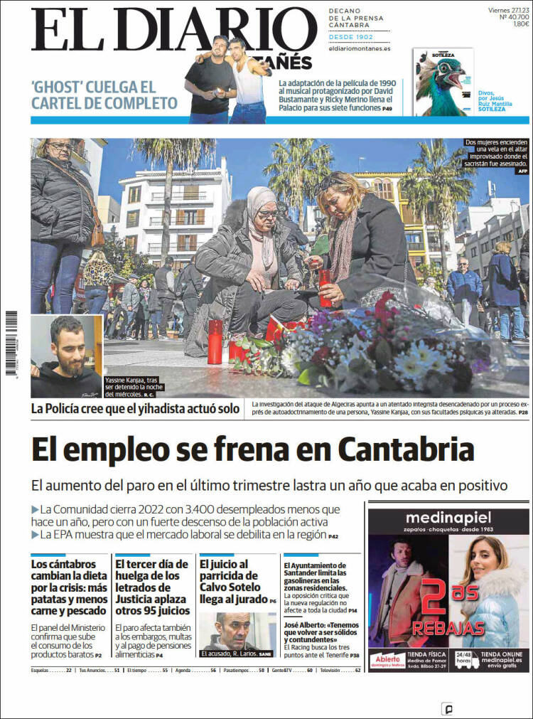 Portada de El Diario Montañés (Spain)