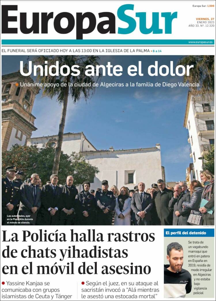 Portada de Europa Sur (Spain)