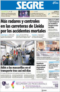 Portada de Segre  (Spain)