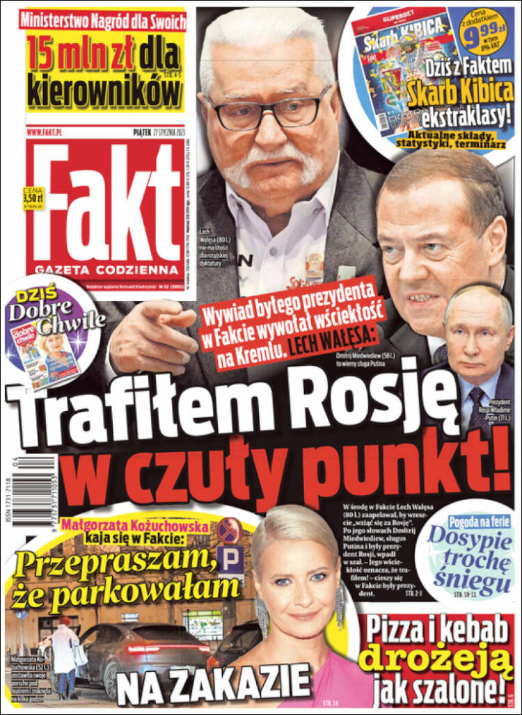 Portada de Fakt (Polonia)