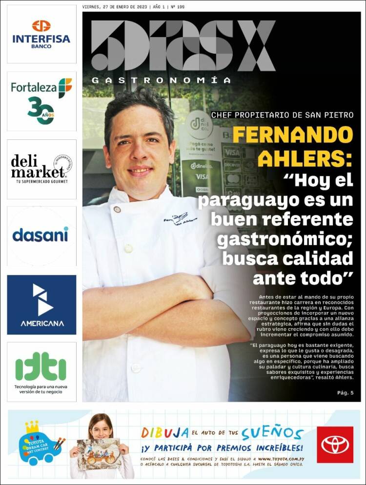 Portada de 5 Días (Paraguay)