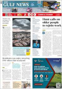 Portada de Gulf News (Asia-Pacific)