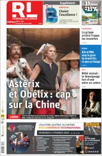 Portada de Le Republicain Lorrain (France)