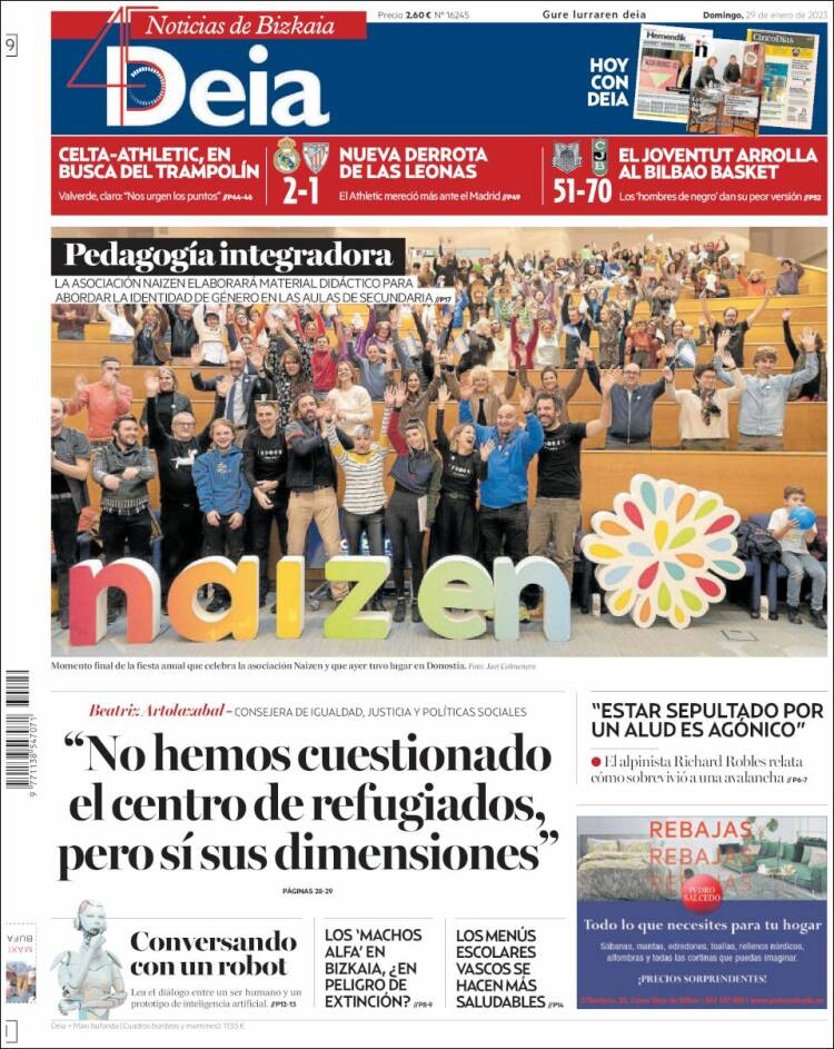 Portada de Deia (España)