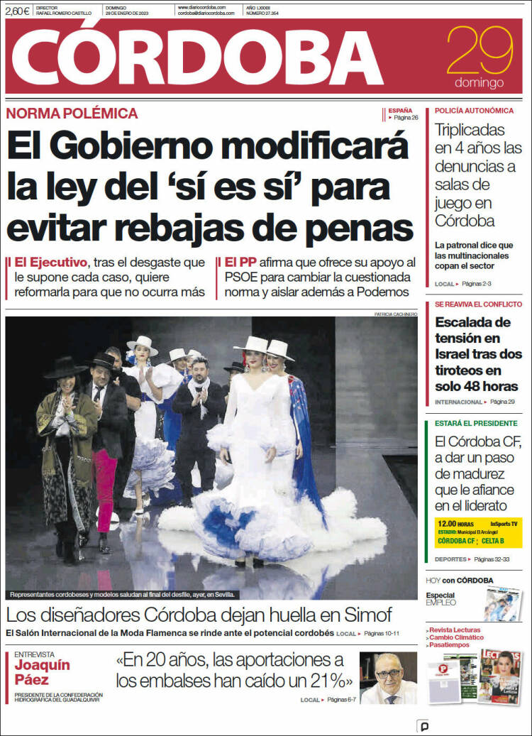 Portada de Diario de Córdoba (España)