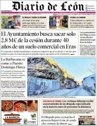 Portada de Diario de León (España)