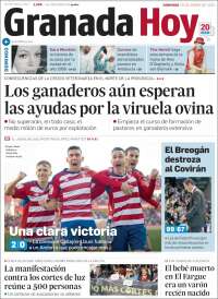 Portada de Granada Hoy (España)