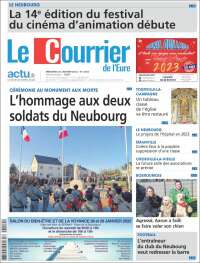 Portada de Le Courrier de l'Ouest (Francia)