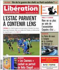 Portada de Libération Champagne (Francia)