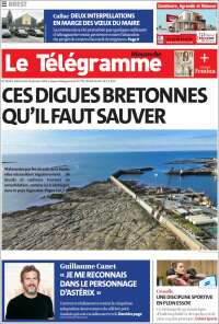 Portada de Télégramme (Francia)