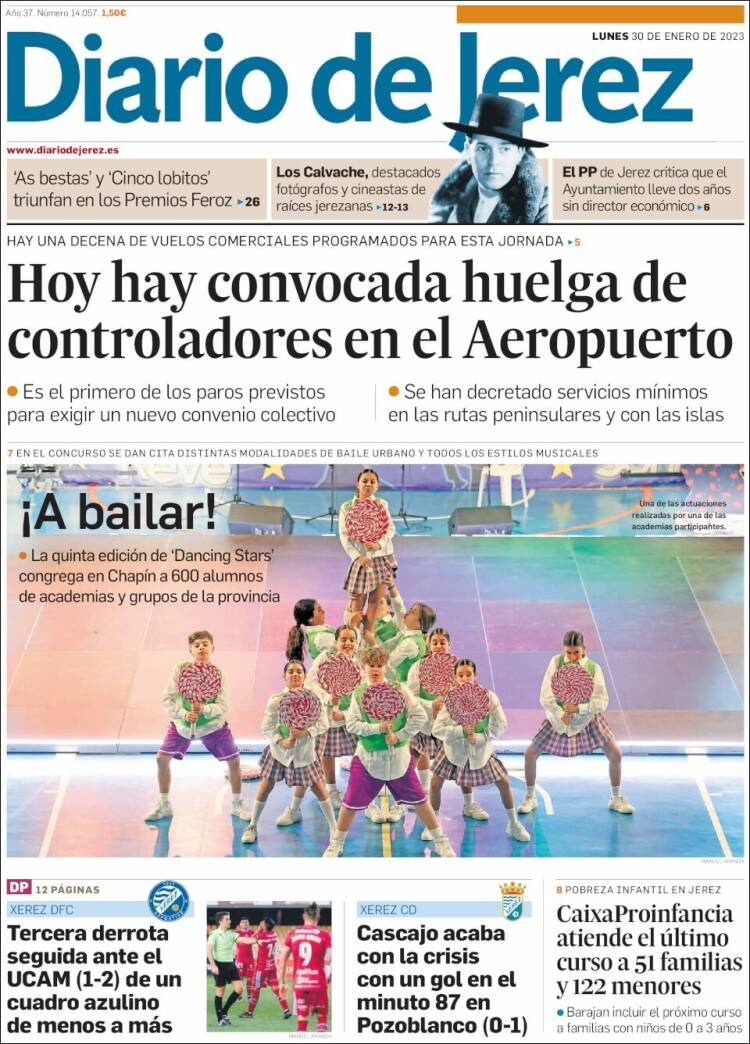 Portada de Diario de Jerez (España)