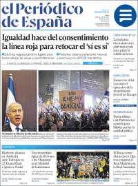 Portada de El Periódico de España (Spain)