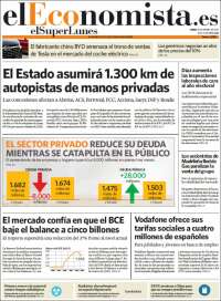 Portada de El Economista (Espa&ntilde;a)
