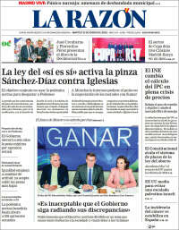 Portada de La Razón (Espa&ntilde;a)