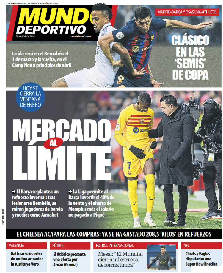 Portada de El Mundo Deportivo (Espa&ntilde;a)