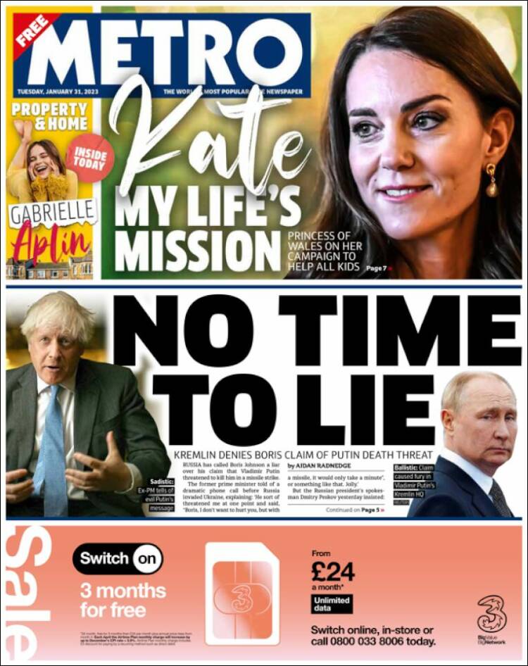 Portada de Metro (United Kingdom)