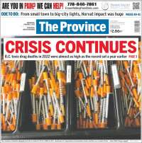 Portada de The Province (Canadá)